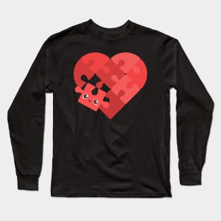 HEART - PUZZLE Long Sleeve T-Shirt